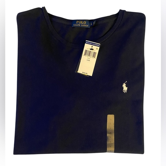 Ralph Lauren Navy Blue Polo T-Shirt, NWT. - Picture 2 of 5